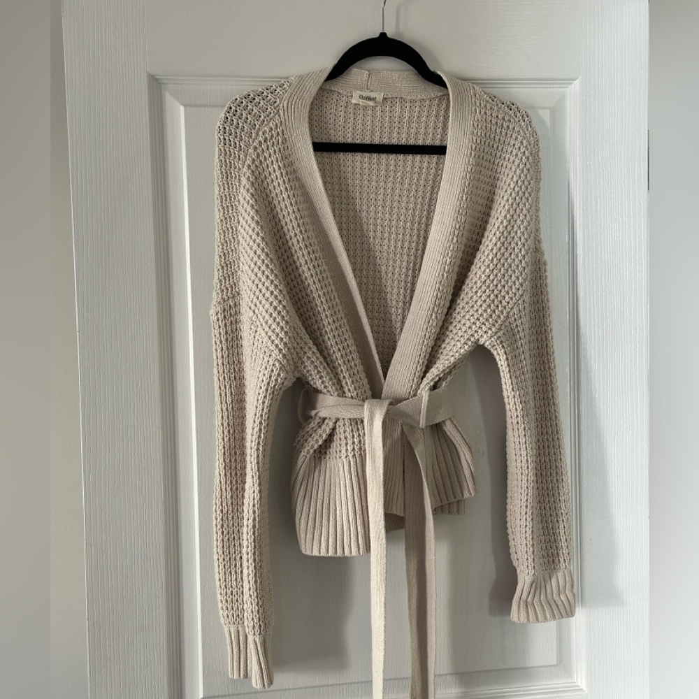 Women's Cream Knit Sweater
